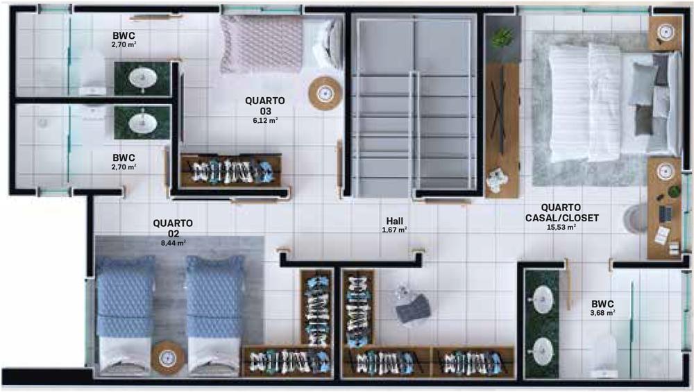 Casa de Condomínio, 4 quartos - Foto 5