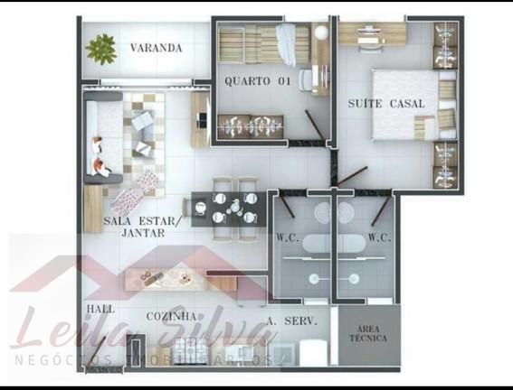 Casa, 3 quartos - Foto 7