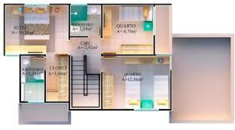 Casa de Condomínio, 4 quartos - Foto 2