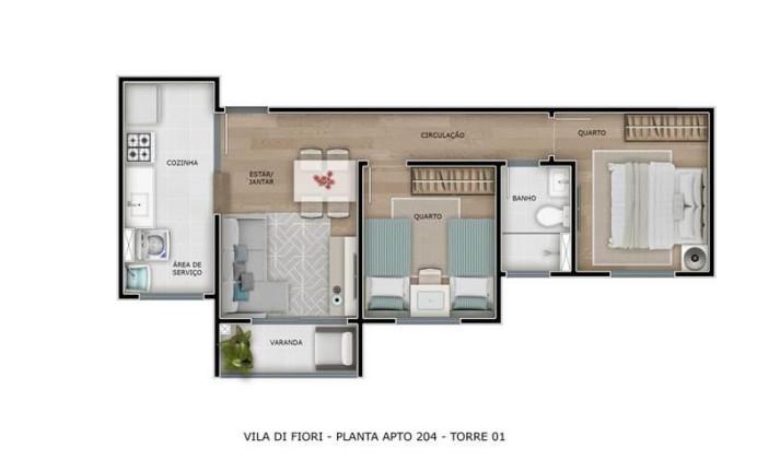 Apartamento, 2 quartos - Foto 10