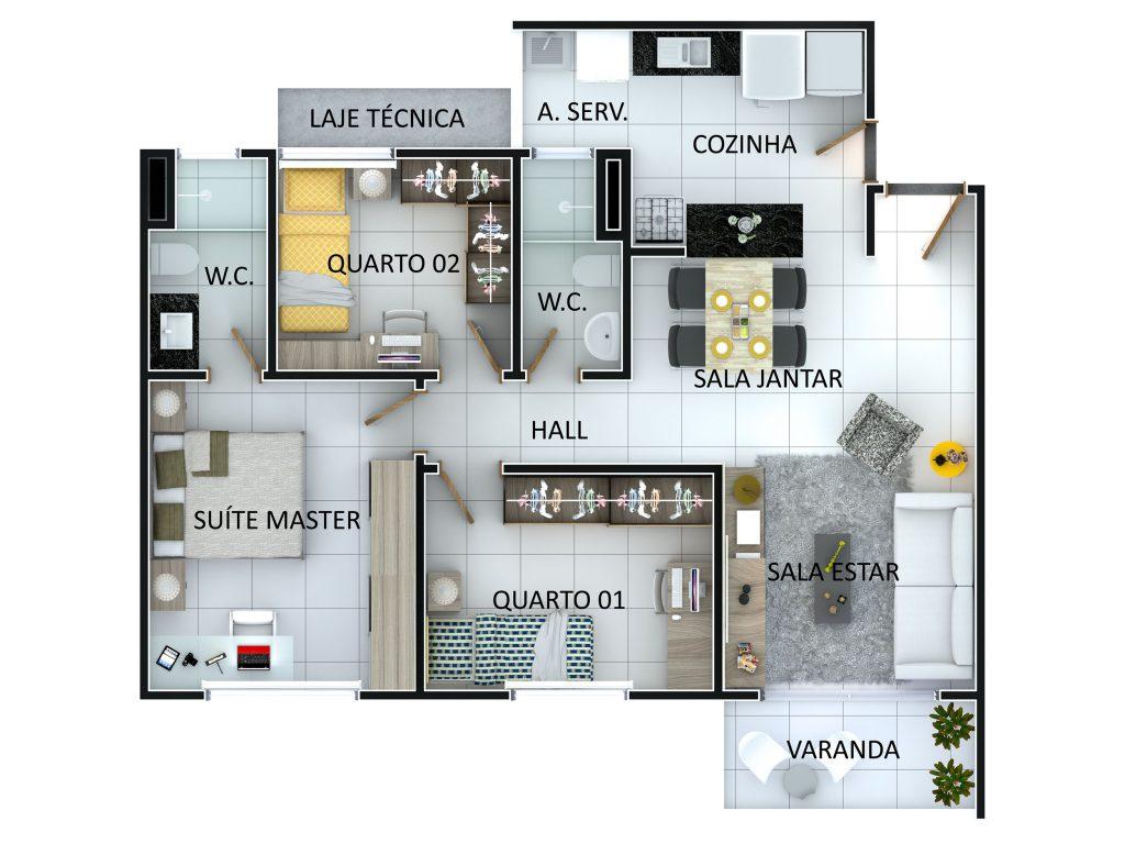 Apartamento, 3 quartos - Foto 5