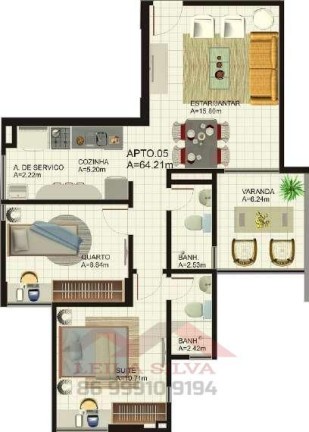 Apartamento, 2 quartos - Foto 5