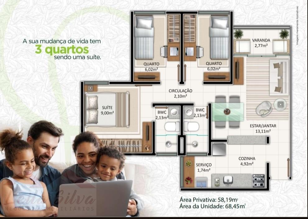 Apartamento, 3 quartos - Foto 3