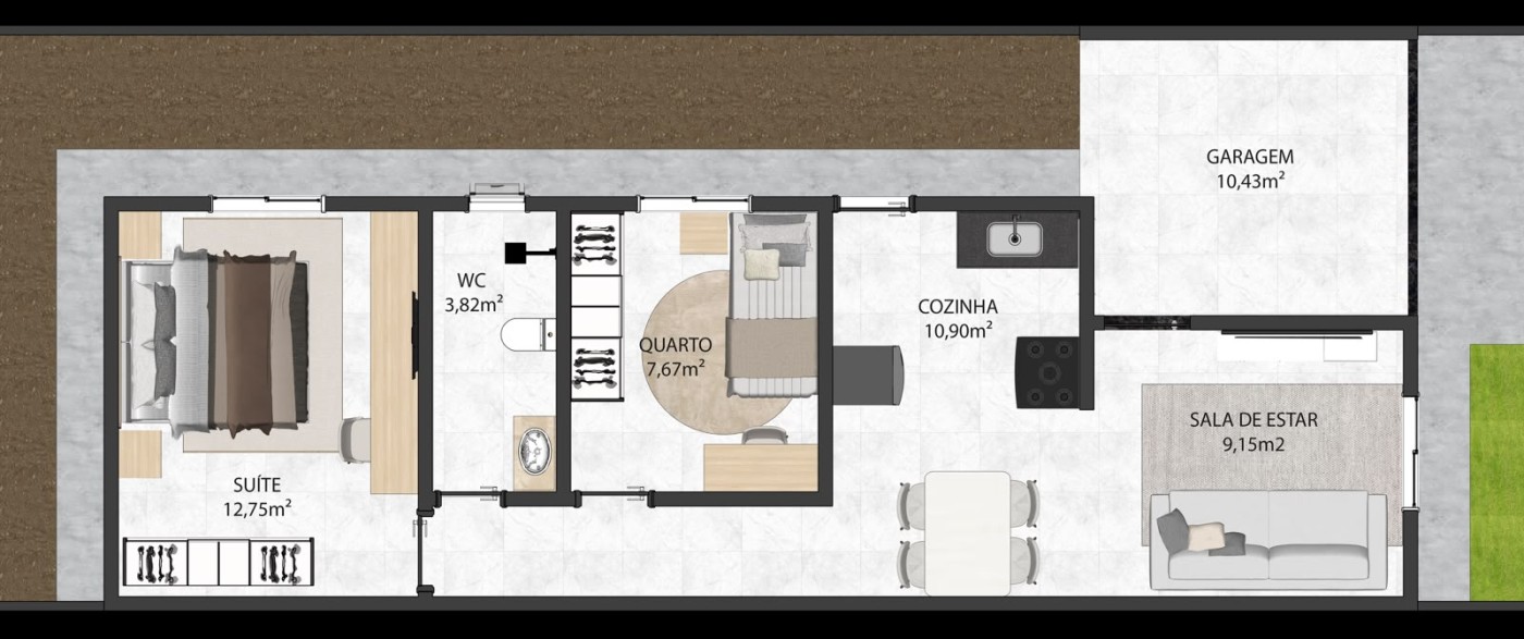 Casa, 2 quartos - Foto 3