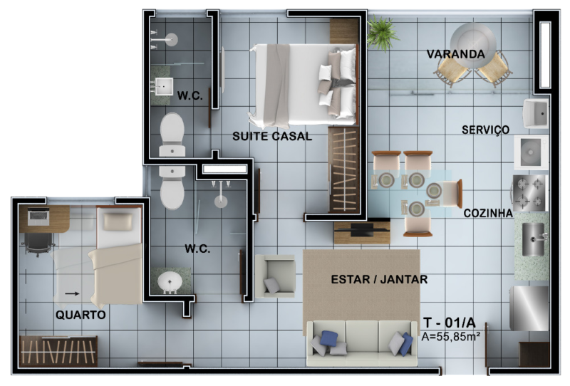 Apartamento, 3 quartos - Foto 15